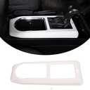TongSheng Car ABS Control Gears Shift Panel Protective Trim Frame Compatible with Toyota Tacoma 2015 2016 2017 2018 2019 2020 2021 2022 2023 Gears Shift Cup Holder Trim Frame Accessories (White)