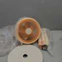 10" Modern Standing Fan for Bedroom, Sleek Oscillating Pedestal Fan, 3-Speed & Height Adjustable Compact Floor Fan for Home Office & Dorm