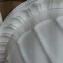 NUPTIO 6 Pcs Classic Urn Planter, 10.23 inch Tall Large Plastic Outdoor Urns Planters, Pedestal Flower vases Plant Pot, Resin Grecian Plants Pots for Garden Porch Front Door, White