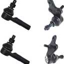 HHCM 4pc Front Outer Tie Rod Ends and Front Lower Ball Joint Kit ES3353 K9740 K9741 for Toyota Paseo 1992-1999, Ball Joints and Tie Rod Ends for Toyota Tercel 1991 1992 1993 1994 1995 1996 1997 1998