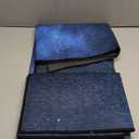 Chair Mat for Hardwood Floor, 48" x 36" Under Desk Mat for Rolling Computer Chair &Low Pile Carpet Floor, Anti-Slip Floor Protector for Home Office Blue Starry Sky