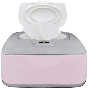 Baby Wet Wipes Warmer & Dispenser, Holder and Case - Purple, Playful/Cute, with Easy Press On/Off Switch, Holds 100 Wipes, Worldwide Use
