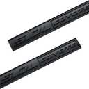 2X 5.0L Coyote Emblems, 3D Trim Fender Hook Trunk Badge Decals Stickers (Black)