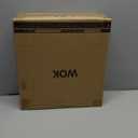 Todlabe Carbon Steel Wok, 13-Inch, Pre-Seasoned, Non-Stick, with Lid and Spatula, Flat Bottom, Ideal for Stovetop Cooking