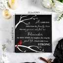 ReliThick Cardinal Funeral Photo Album 4 x 6 Inch 200 Blank Pages Memorial Leather Memory Album Scrapbook for Memorial Service Celebration of Life Decor in Loving Party Supply(Remember the Best Times)