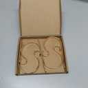 Christmas Stocking Holder,4 Pack Stocking Holders for Mantle, Non-Slip Stocking Holders for Christmas Decorations, Lightweight Stocking Hangers for Mantel Fireplace with Adjustable Design, Gold