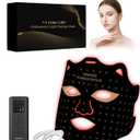 LED Light Therapy Mask, Red Light Therapy for Face - Red Light for Anti-Aging & Wrinkles, Blue for Acne, IR for Deep Repair, At-Home Device, FDA Cleared, Portable & Rechargeable
