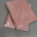 2 x Rileys & Co 2025 Deco Weekly Planner - Annual Weekly & Monthly Agenda Planner, Jan - Dec 2025, Flexible Cover, Notes Pages, Twin-Wire Binding (6 x 8-Inches, Pink)