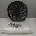 12" Inch Electric Radiator Fan 12V Universal Cooling Fan 80W Mount Kit High Performance Radiator Assembly Kit
