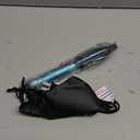 Farery Mini Thermal Brush 3 Temperature Adjustable, 3/4 Inch Travel Curling Iron for Short Hair, Heated Round Brush for Touch-ups and Small Curls, Lightweight Curling Wand for Thin Hair, Dual Voltage (Blue)