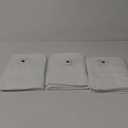 Casa Lino White Bath Towels Set of 3 (54" x 27") - Large Bathroom Towel Set - 100% Cotton Towels for Bathroom - Highly Absorbent & Quick Dry Bath Towel Multipack - New Apartment Essentials