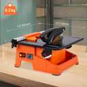 7 inch Wet Tile Saw, PeakPursuit 6500 RPM & Pure Copper Motor, Bevel cuts tile from 0 to 45, Tile Cutter Wet Saw with Water Reservoir for Cutting Tiles and Stones, for DIY Enthusiasts