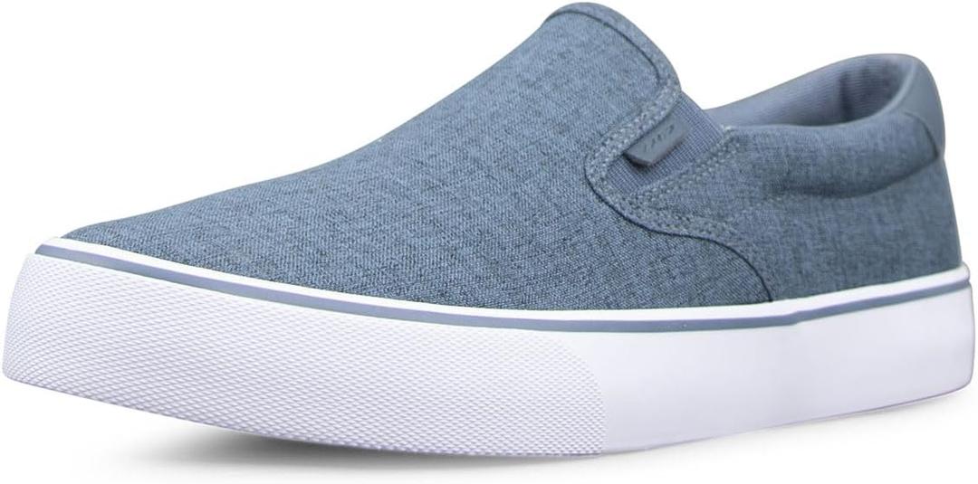 Clipper Casual Sneakers for Men | Slip On Shoes for Men | Everyday Men Footwear, Navy/White/Gum, 14
