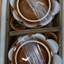 LE TAUCI French Onion Soup Bowls with Lid, 22 Oz French Onion Soup Crocks Oven Safe Ceramic Soup Bowls with Handles for Soup, Chili, Beef Stew, Cereal, Pot Pies, Set of 4