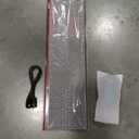 Rechargeable Wireless Keyboard and Mouse Combo, Vssoplor 2.4GHz Ultra Quiet & Slim Full Size Keyboard with 3-Level DPI Mouse for Windows PC Laptop, Black and Wine Red