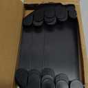 Universal Pot Lid Organizer for Cabinet - Upgraded Patented Niceyos 3 Pack Inside Cabinet Door Wall Mount Pan Top Storage Organizer Rack Holder for Kitchen, Fits 6" to 13" (Black)