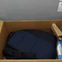 Coverking Custom Fit Rear 60/40 Bench Seat Cover for Select GMC Sierra 1500 Models - Neosupreme (Navy Blue with Black Sides)