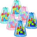 Vodolo Beach Toy Bag,6pcs Mesh Travel Sand Toys Backpack for Sandbox Buckets,Beach Vacation Essentials for Kids,Shell Collecting Bag Shelling Tools,Beach Must Haves Sand Box Toys Seashell Bags