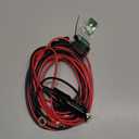 Heavy Duty 12AWG Male to Male Cigarette Plug Cigarette Lighter Adapter Charger Cord with LED Lights 10ft (10FT) 