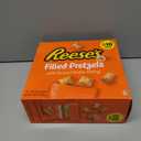 Reese's Filled Pretzels, Peanut Butter Pretzel Nuggets, Crunchy, Ready to Eat, Sweet and Salty Snack, 1 oz Bags (10 Count) (EXP 08/22/26)