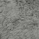 KIXINWA Large Round Area Rug for Living Room, 6x6 Fluffy Soft Circle Rugs for Bedroom, Washable Plush Shaggy Indoor Floor Bedside Kids Girls Nursery Room Circular Carpet, Home Decor Aesthetic, Grey