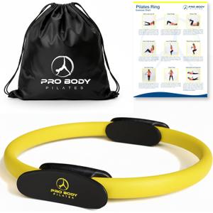 ProBody Pilates Fitness Circle 14 Inch Pilates Ring for Focusing on Toning Inner Thighs, Arms, and Core
