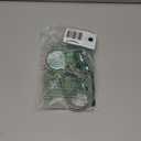 Magnetic Tiebacks for Curtains, 2 Pack Sparkling Crystal Flower Curtain Tiebacks Curtain Buckle Clips with High-Elastic Spring Wire for Home Office Decoration (White)