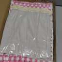 Pink Woven Wicker 3.5 Gallon Fabric Trash Can, Storage Baskets, Waterproof Cute Waste Basket, Decorative Trash Bin for Bedroom, Office, Living Room, Kitchen