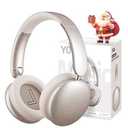 Wentronic Y06 Noise Cancelling Headphones, 58H Playtime and 5 EQ Music Modes Wireless Over Ear Bluetooth Headphones with Microphone, Lossless Audio, Multipoint Connection, Foldable, Lightweight, Starlight