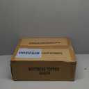 DOWNCOOL 3 Inch Queen Mattress Topper  Cooling Memory Foam Mattress Topper for Back Pain Relief, Breathable Bamboo Viscose Air Layer, 1600 GSM Fill, Deep Pocket Fits 821 Inch (White)