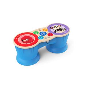 Baby Einstein Upbeat Tunes Magic Touch Wooden Drum Musical Toy Ages 6 Months + (Bongo Drums)