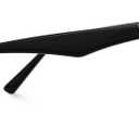 VOOGLAM Stylish Oversized Cat Eye Blue Light Blocking Glasses for Women Anti Eyestrain UV Eyewear Jazzy (Black)