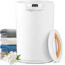 Towel Warmer, 20L Large Towel Warmers for Bathroom, Towel Bucket Fits Up Two 40"X70" Oversized Towels, Bathrobes, Blankets, Towel Heater with LCD, 4 Timer Setting and Auto Shut Off(White)