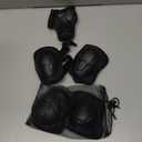 Kids/Youth Knee Pads and Elbow Pads Set for Kids 3-14 Years Boys Girls Protective Gear Set Adjustable Knee Pads, Elbow Pads, Wrist Guards Skateboard Skating Skiing Cycling Biking Running Scooter (black)