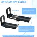 Soundbar Mount Compatible with Roku,Depth Adjustable 3.4"-5.8",Carbon Steel Wall Mount and Anti-Drop Soundbar Mount Under TV for Sony, JBL, LG, Samsung, Roku, Vizio, Bose