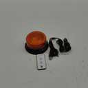 AnTom Remote Control Wireless Strobe Lights, Waterproof Rechargeable LED Battery Powered Beacon Light with Strong Magnetic Base, Vehicle Emergency Flashing Warning, Amber