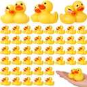 Deekin 24 Pcs Bride and Groom Rubber Ducks for Wedding Favors Couples Ducks 2.8 Inches Sweet Ducky Darling Party Favors Gifts for Wedding Souvenir Party Decorations Cupcake Topper (Sweet)