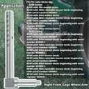 AM136327 Mower Deck Gage Wheel Arm Right Front or Left Rear 3/4 Dia. for John Deere X300, X304, X310, X320, X324, X340, X360, X500, X530, X534, X540, 570, X590, 48In & 54In Mower Decks
