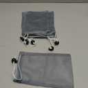 6 x 8 in Small Mesh Laundry Bags with Drawstring [6PCS] - Durable Mesh Bags with Cord Lock for Laundry & Soap &Small Balls - [Gray]