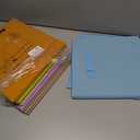 Sorbus 11 Inch Fabric Storage Cubes - Sturdy Collapsible Bins With Handle - 6 Foldable Baskets for Organizing Clothes, Toys, Books - Multi Colored Storage Baskets for Shelves, Kids Room, Closets