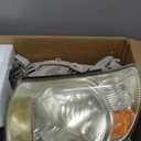 KAX Halogen Headlights Assembly Replacement for Tacoma 2005/2006/2007/2008/2009/2010/2011 OE Headlamp Chrome Housing Clear Lens Amber Reflctor Driver and Passenger Side