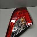 With Side Marker LH Outer Tail Light Fit for 2016 2017 2018 2019 2020 2021 Honda Civic 4-Door Sedan Rear Lamp With Bulbs Rear Lights Left Driver Side HO2804110 33550TBAA01