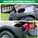 DRIVE UP Golf Cart Tempo LED Light Kit for Club Car Tempo, Club Car LED Headlight and Tail Light with Harness Kit for Tempo Gas and Electric Models