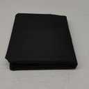 Grisun 7112 Grill Cover for Weber Q2000, Q2200, Q2400, Q300, Q3000, Q3200 Gas Grills, Anti-Fade Waterproof BBQ Grill Cover, Straps for Fix, Handles for Easy Put On and Take Off, 600D Fabric, Black