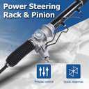 WFLNHB Power Pinion Set and Steering Rack 490010W000 Replacement for 97-03 Infiniti QX4/Nissan Pathfinder