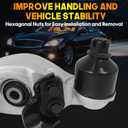 Front Lower Control Arm Kit Left + Right Compatible with Infiniti Q50 2.0L 2014-2024, for Infiniti Q60 2.0L 2017-2022, Replace # 545014GE0A 545004GE0A 545004GE0B 545014GE0B - AWD RWD
