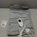 Deepsoon Heating Pad,Electric Heating Pads for Back,Neck,Abdomen,Moist Heating Pad for Shoulder,Knee,Arms,Legs,Dry/Moist Heat & Auto Shut Off,Christmas Gifts for Men and Women,Light Gray,24x20 Inch