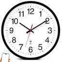 Koosome WiFi Clock, WiFi Wall Clock with Auto DST, 12 Inch Silent Non-Ticking Round Smart Wi-Fi Analog Internet Wall Clock Battery Operated Modern Easy to Read for Office, Home, Classroom, Bedroom