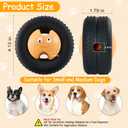 Treat Dispensing Dog Toys, Interactive Dog Puzzle Toys for Boredom Relief & Training, Teeth-Cleaning Chew Toys, Slow Feeders for Small & Medium Dogs