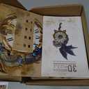 3D Puzzles for Adults Clock-Blue Dragon Design Model Kit-Mechanical DIY Pendulum Clock with Roman Numerals-Desk Home Office Decor Personalized Gift for DIY Lovers